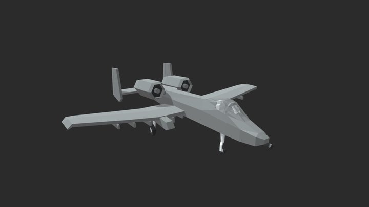 A-10 Warthog 3D Model