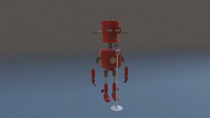 Robot Sing 3D Model