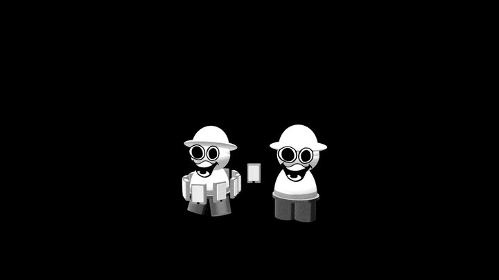 FNF Bandu Movie Editon 3D Model