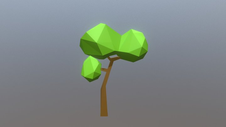 Lowpoly Tree 3D Model