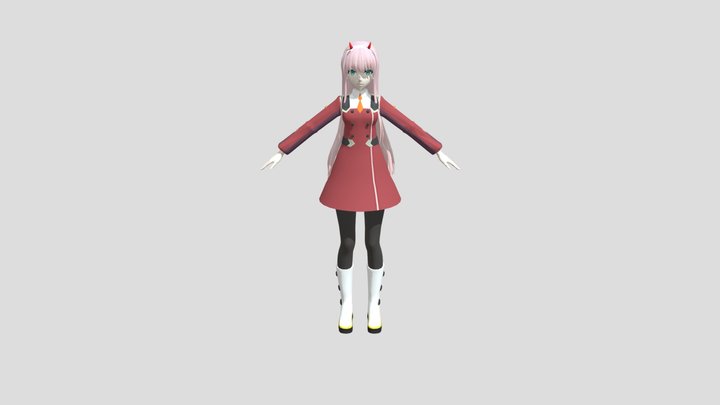 Standing Greeting Finish 3D Model