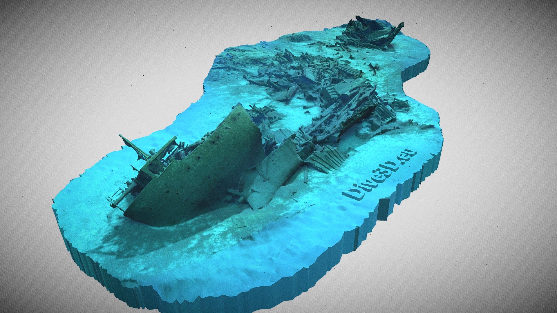 MV Kyra Eleni shipwreck - 3D model by holger.buss [65d6b1c] - Sketchfab