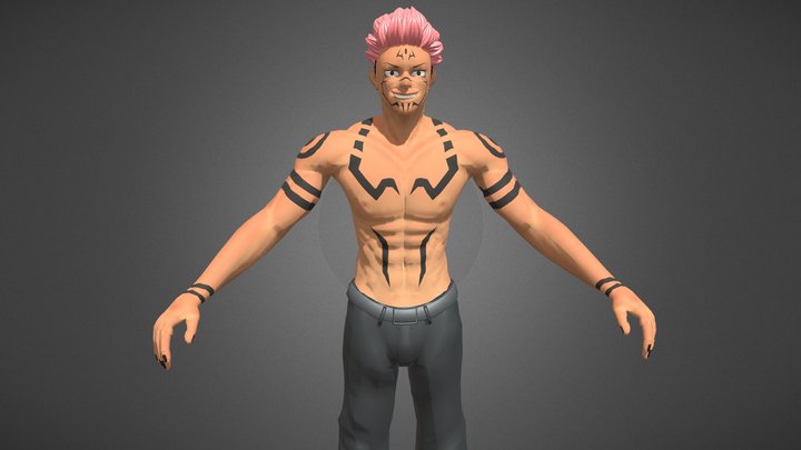 Sukuna - Jujutsu Kaisen | GameReady | UE5 3D Model