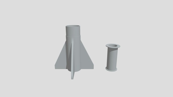 Grainger 1 Fin Can 3D Model