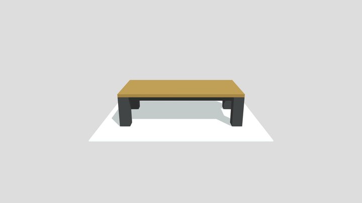 TABLE THICK 3D Model
