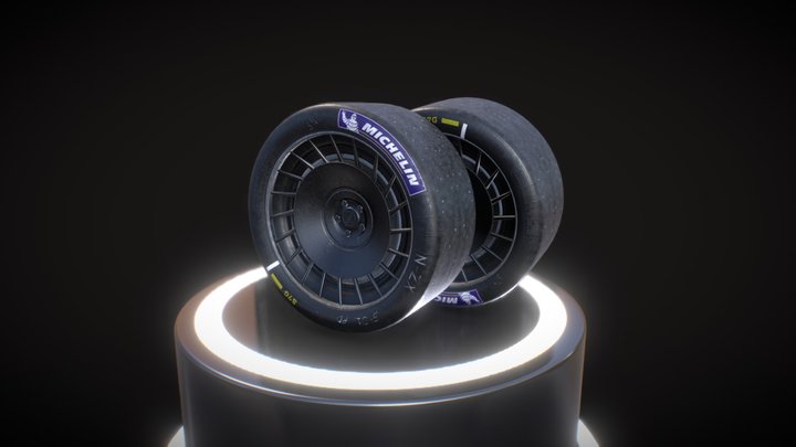 Sport Car wheel Nissan 300zx 3D model 3D Model