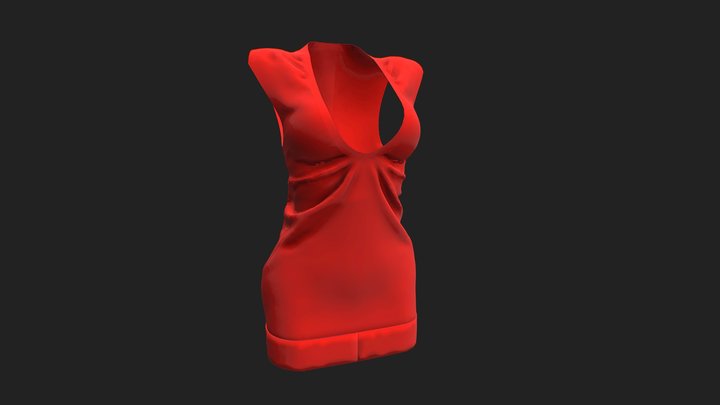 Famale clothes 1 3D Model
