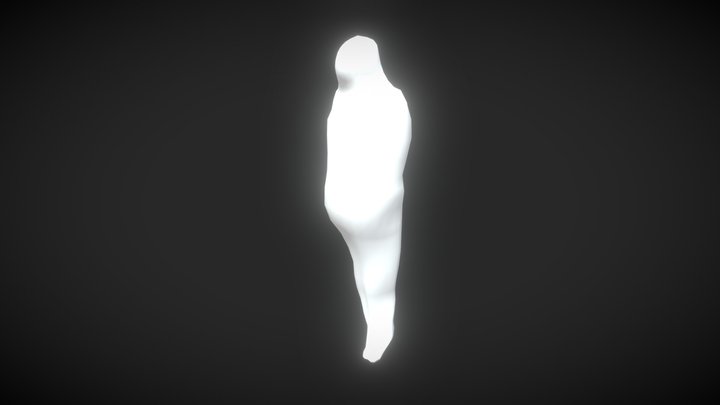 Animated Ghostly Deadbody (lowpoly) 3D Model