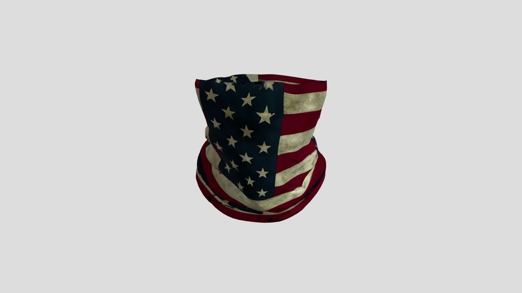 Patriotic American Flag Scarf