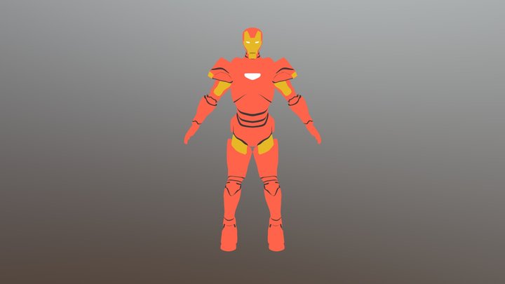 Iron Man Extremis 3D Model