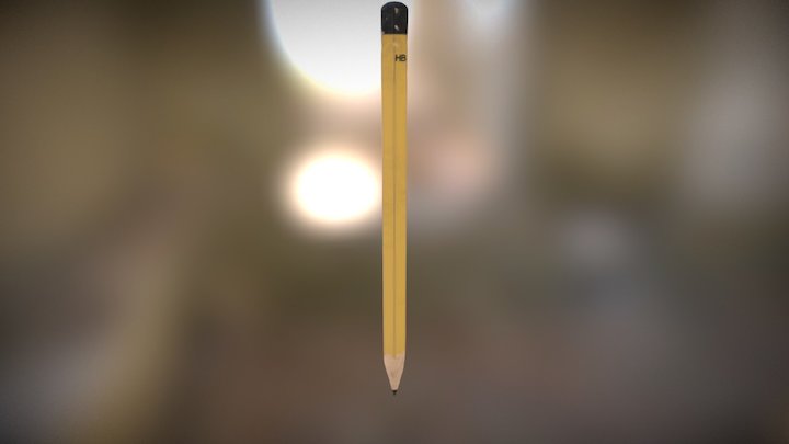 Pencil02 3D Model
