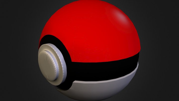 Pokeball 3D Model