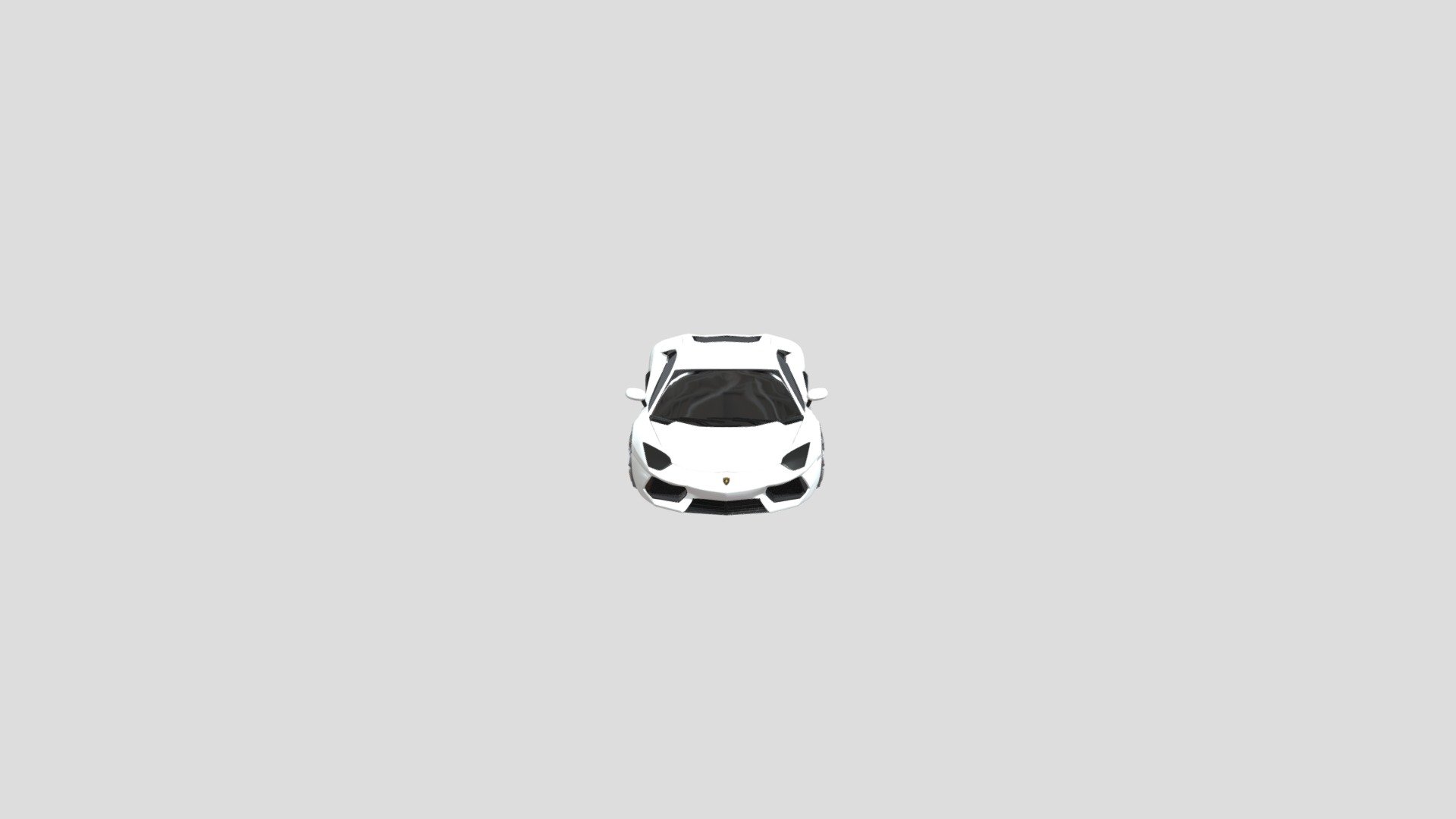 Lamborghini Aventador (Unrigged)
