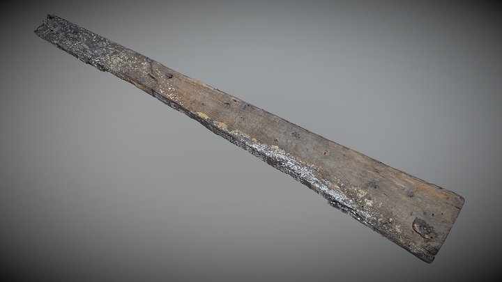Double Dutch inner oak strake (NCN 34303) 3D Model