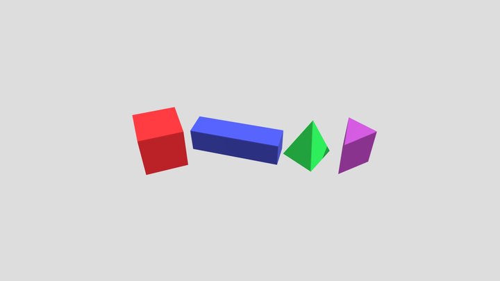 Bangun Ruang Sisi Datar 3D Model