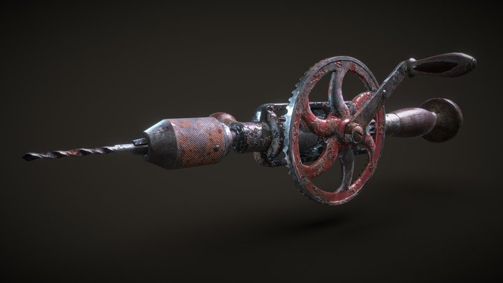 Game Asset Pipeline Drill 3D Model