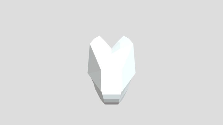 Mecha Dragon Head 3D Model