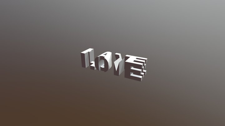 Love Or Hate 3D Model