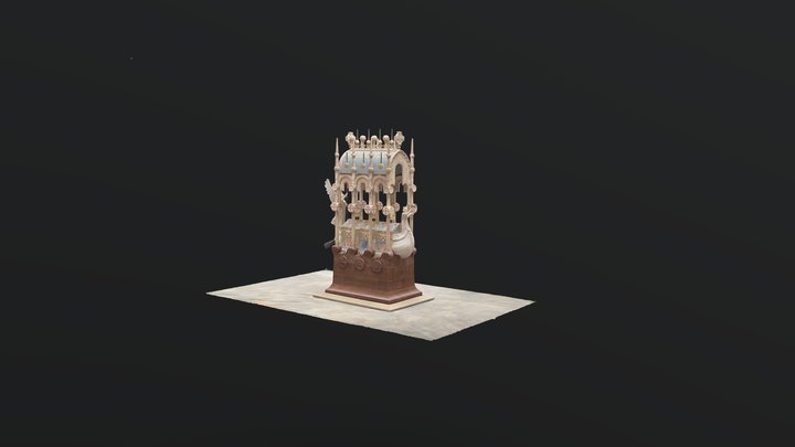 Mausoleum of James I (Lluís Domènech i Montaner) 3D Model