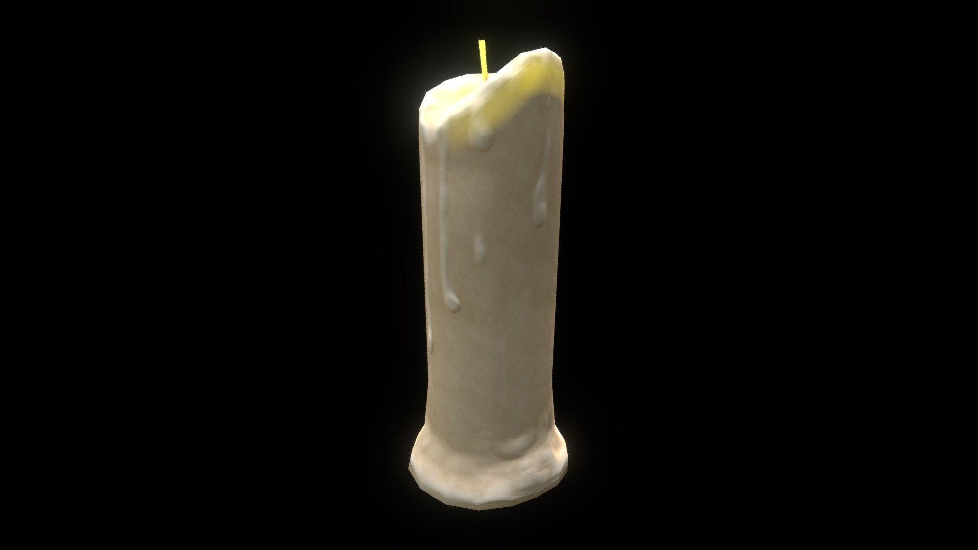 Low Poly Candle