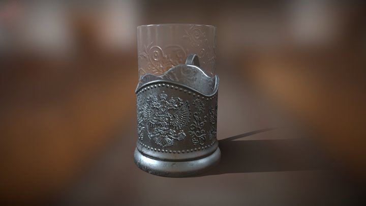 LP Cup holder Yaroslavl 3D Model