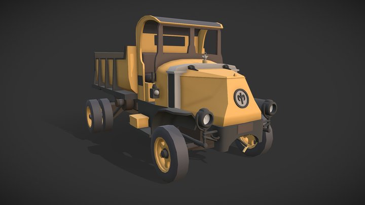 Truck Detailed3 3D Model