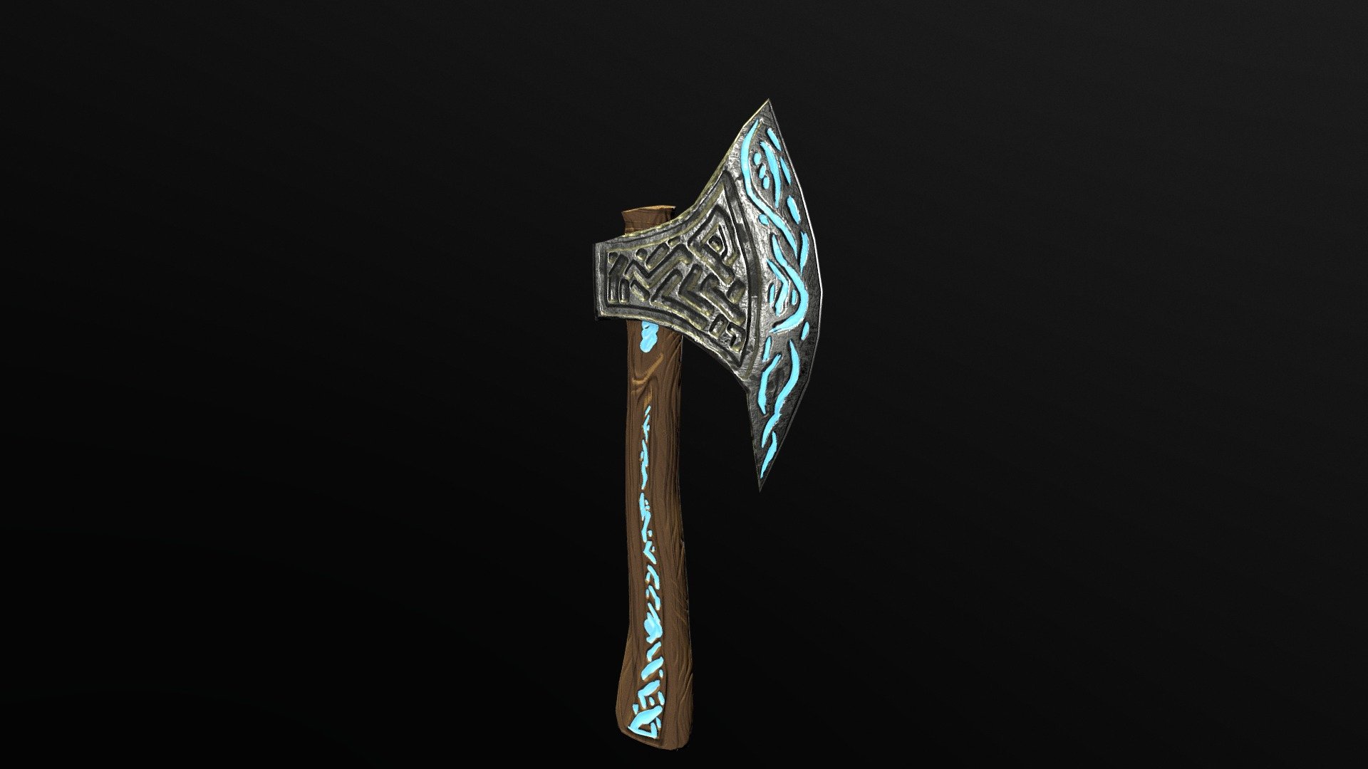 Patterned magic axe 3D model by ORLOV_DESIGN (mmuteprod9266
