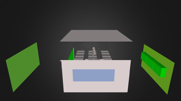 The I C T Green Room  - Idea One 3D Model