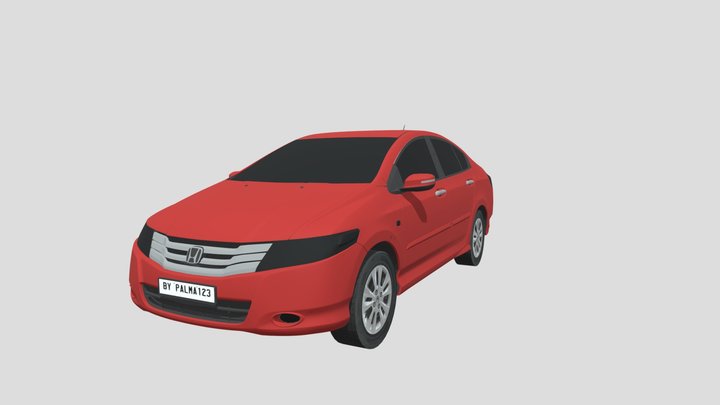2008 Honda City V AT 3D Model