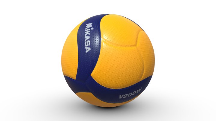 Mikasa V200W volleyball ball 3D Model