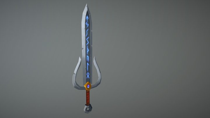 Rune sword 3D Model