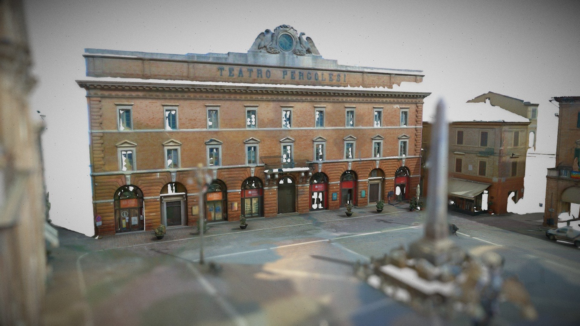 All New BLK360 Plaza Mesh From HxDR — Sketchfab embed 3D viewer