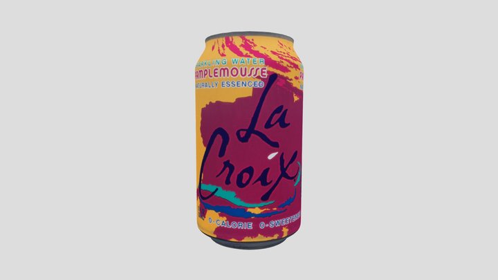 La Croix - Pamplemousse 3D Model