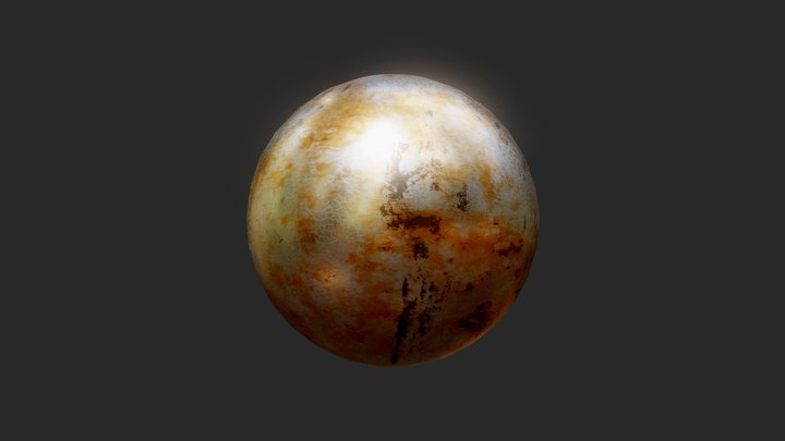 Rusty Metal Sphere 3D Model