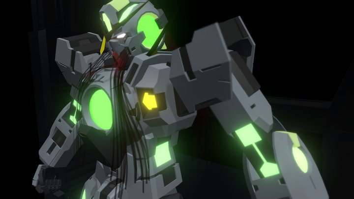GN-004+ Gundam+ Nadleeh 3D Model