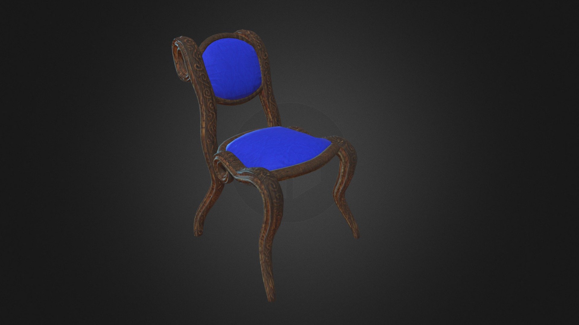 Wooden Chair Download Free 3D Model By RimasBe 65e5c19 Sketchfab wooden-chair-made-from-clothes-pegs