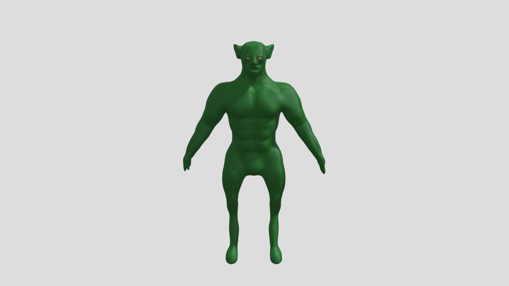 Photorealistic Creature 3D Model