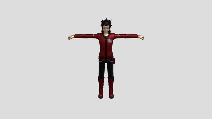 World Trigger Jun Arashiyama A Rank 3D Model