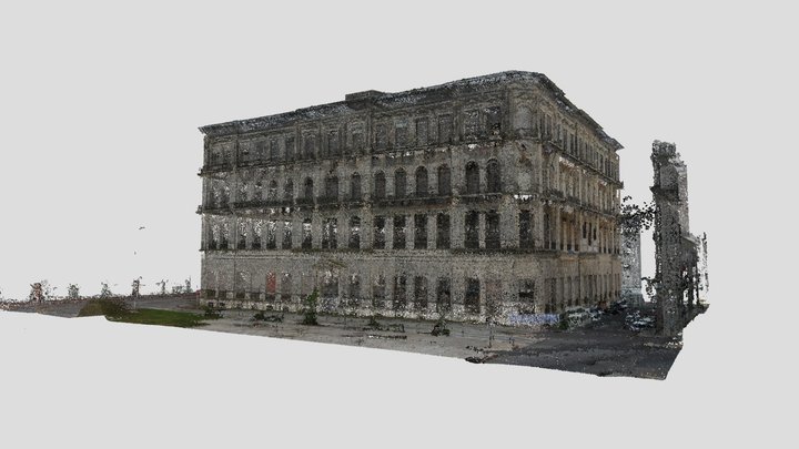 Hotel Nacional, ex Facultad de Matemáticas 3D Model