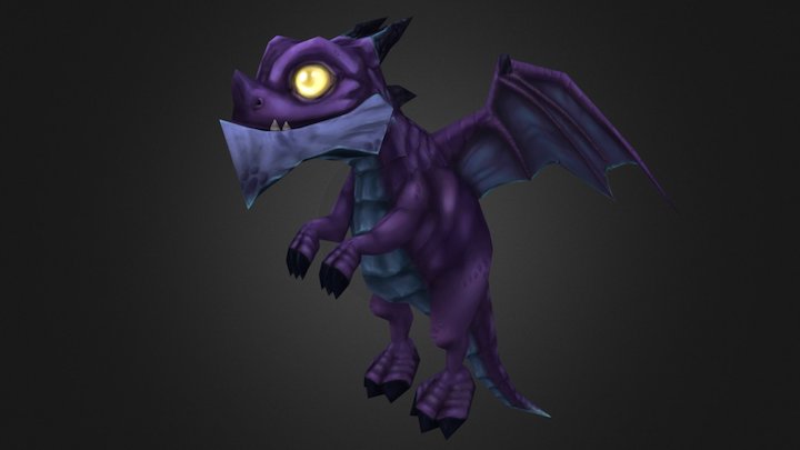 Lil'Storm Dragon Pet - WoW Art Challenge 3D Model