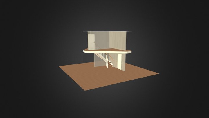 Ulverudveien Eik vit 3D Model