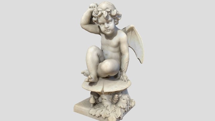 Puck Statue 3D Model