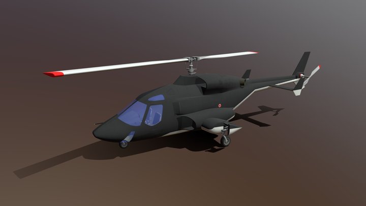 Bell 222 X – Modello 3D gratuito STL