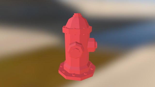 Fire Hydrant 3D Model
