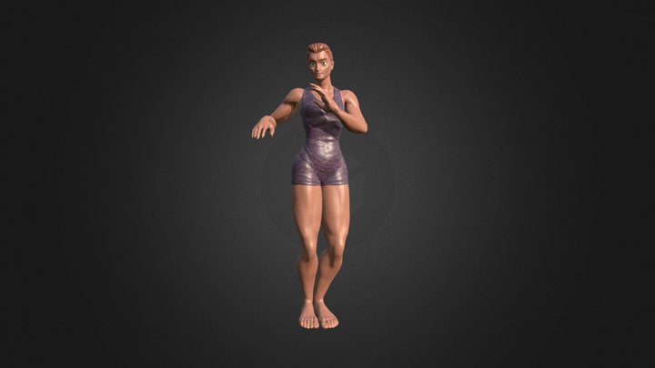 Rumba Dancing Model 3D Model
