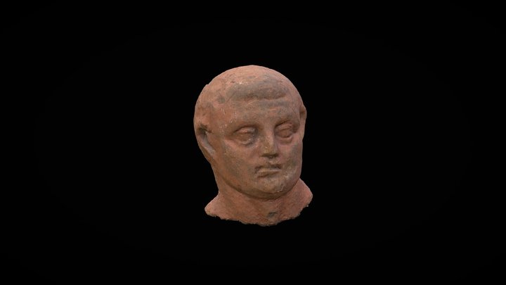 Terracotta head of a man, possibly Vespasian 3D Model