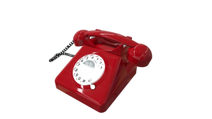 Retro Dial Phone – Modello 3D gratuito STL