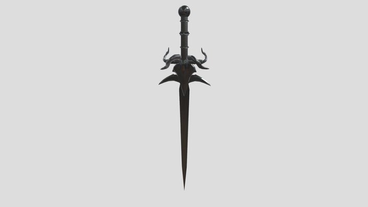 Dark Sword 3D Model