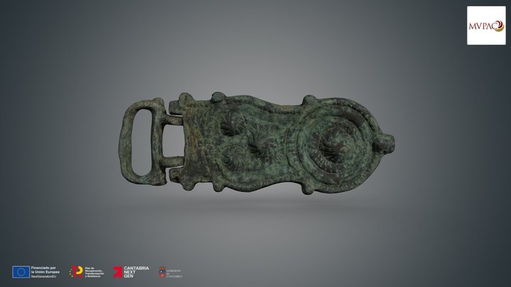 Broche de cinturón 3D Model