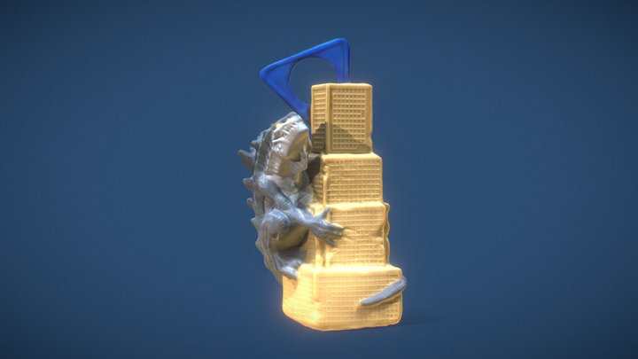 Godzilla The Series Heli Launcher v3 3D Model
